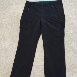 Eddie Bauer FLEECE LINED Cargo Guide Pants Black Size 18 NEW w/o Tags